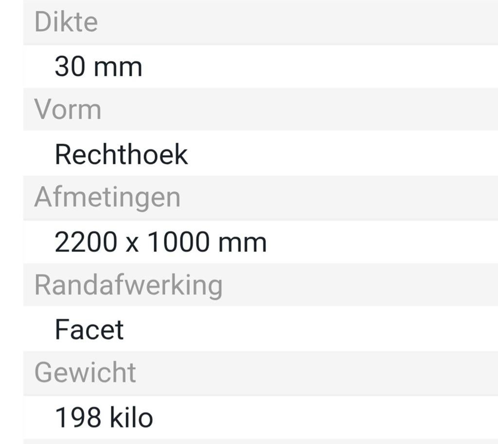 Eettafel, Huis en Inrichting, Tafels | Eettafels, Ophalen, Overige materialen, Gebruikt, .