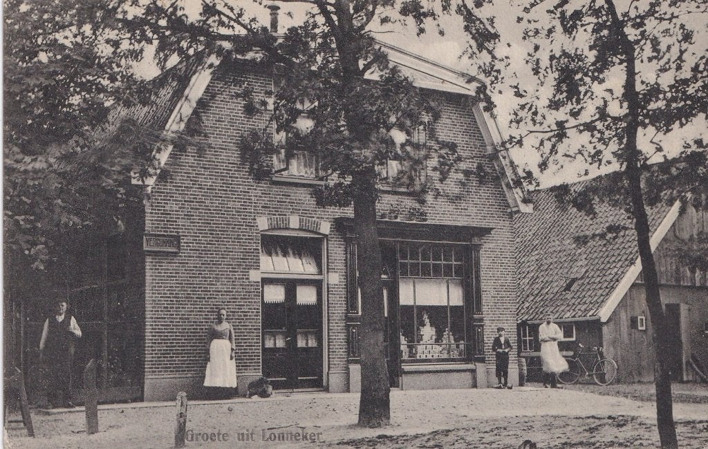 Lonneker, Enschede, Winkel., Verzenden, Voor 1920, Gelopen, Overijssel