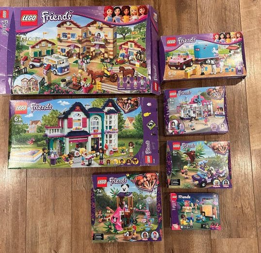 Grote partij LEGO Friends sets met boekjes (7+ sets), Ophalen, Gebruikt, Lego, Friends