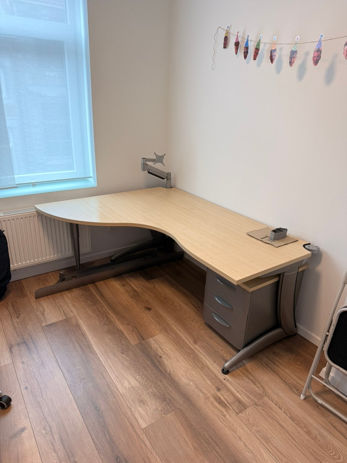 Bureau, Huis en Inrichting, Bureaus, Ophalen, 180 cm, Hoekbureau, Zo goed als nieuw