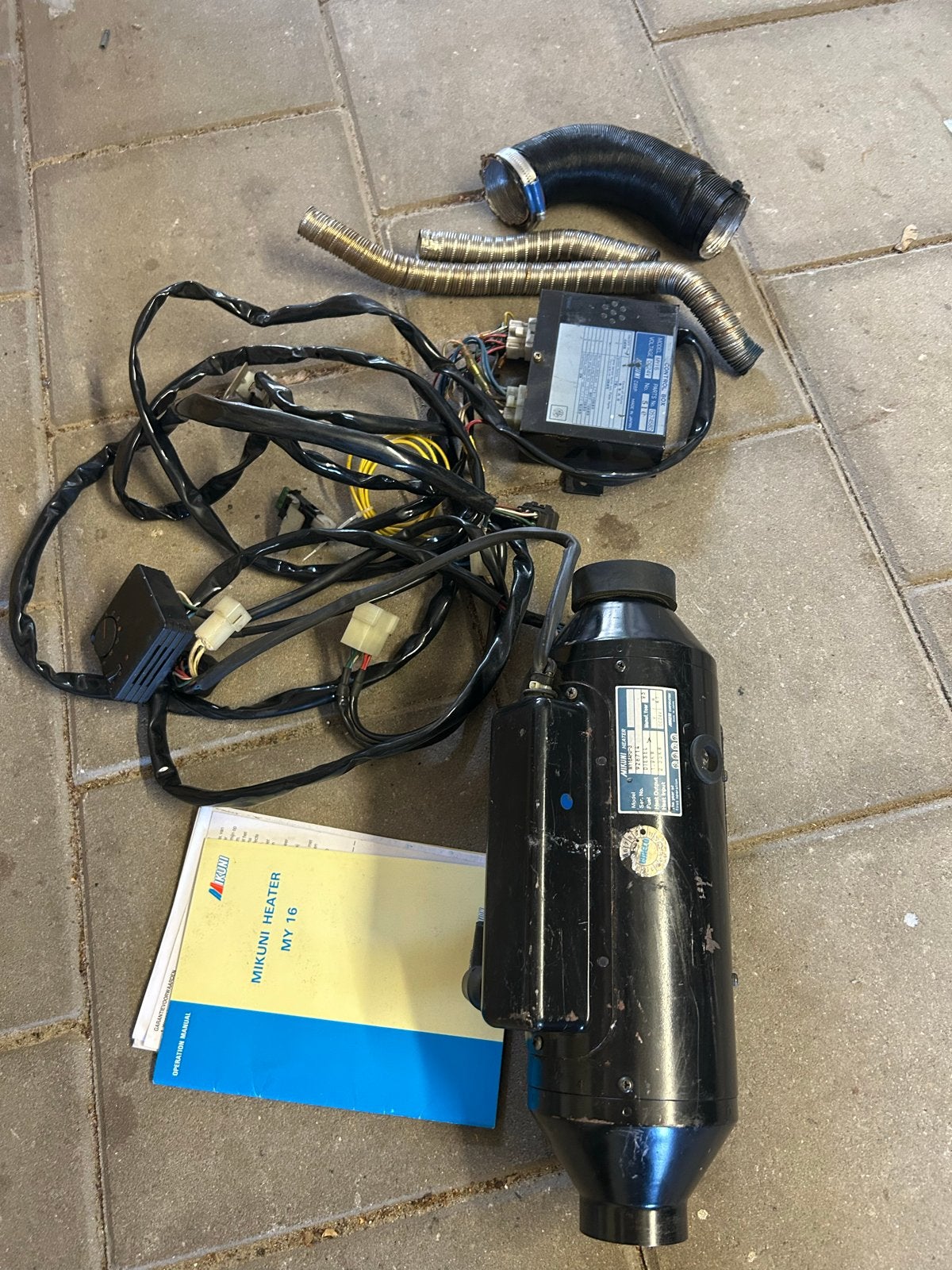 Mikuni MY16 Diesel Standkachel 24V - Complete Set, Ophalen, Gebruikt, Universele onderdelen