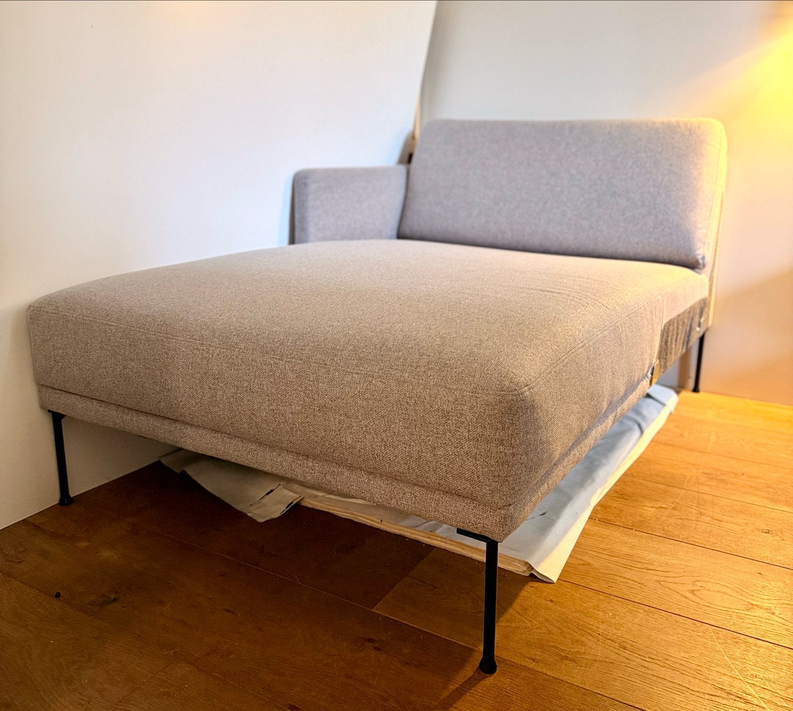 Westwing Fluente Hoekbank Beige - Zo goed als nieuw, Ophalen, 150 tot 200 cm, Driepersoons, Zo goed als nieuw