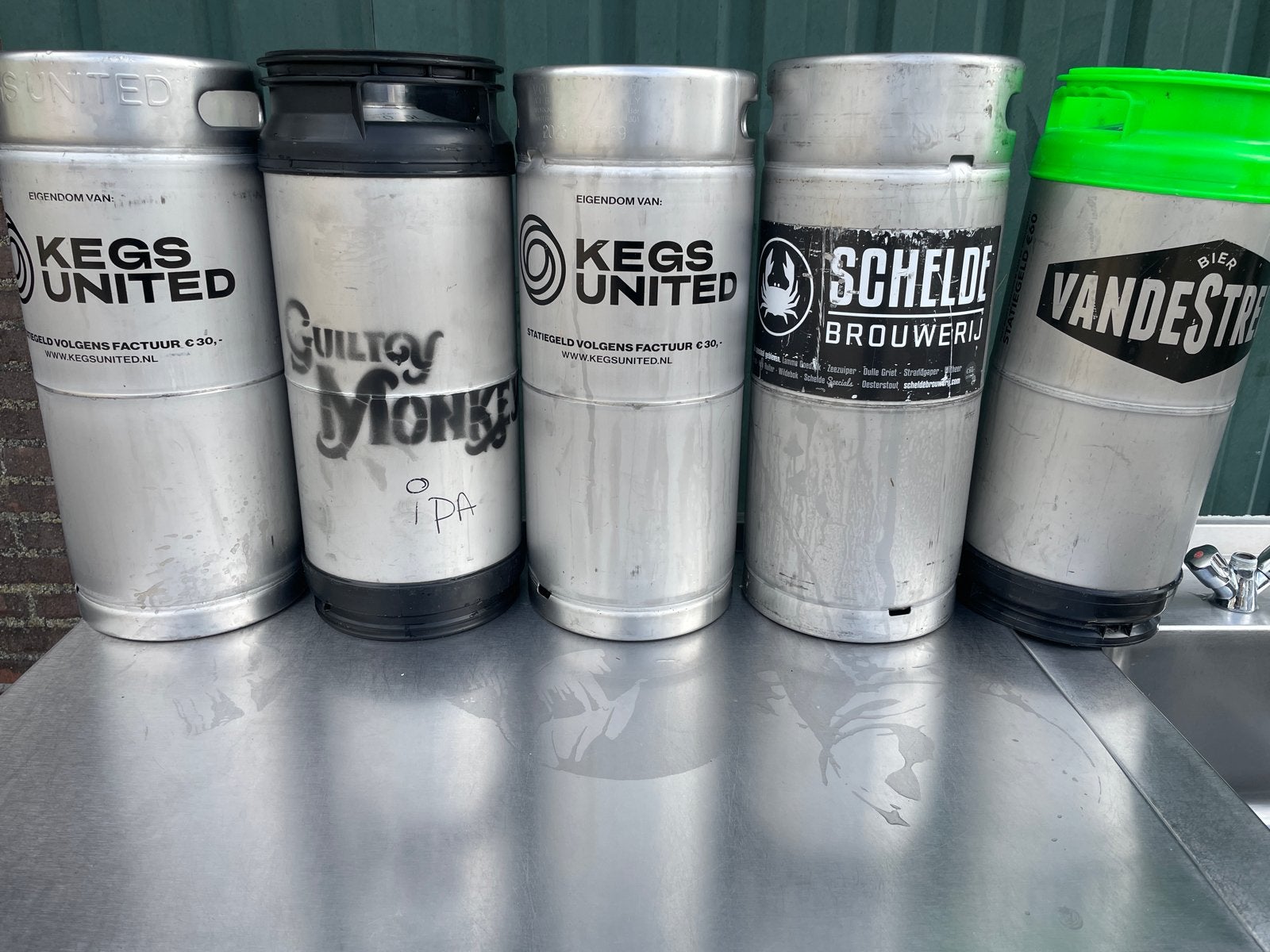 5 Bierfusten / Biervaatjes van diverse brouwerijen, Ophalen of Verzenden