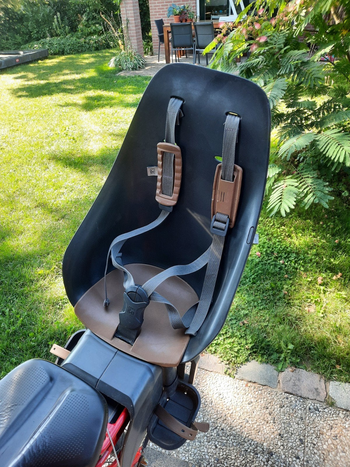 Urban Iki achterzitje met adapter, Ophalen, Gebruikt