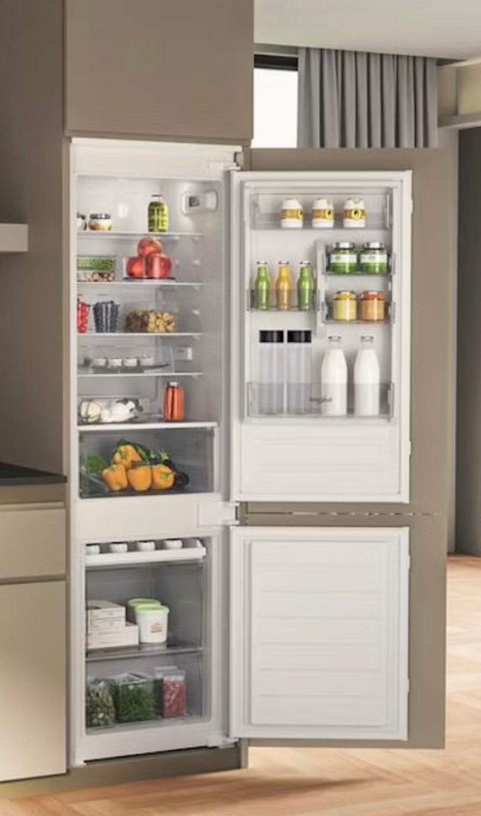 Whirlpool koelkast 6 sense, Ophalen of Verzenden, Zo goed als nieuw, Minder dan 80 cm