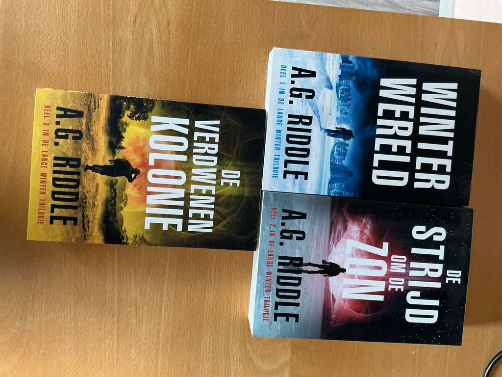 De Lange Winter Trilogie - A.G. Riddle (3 boeken), Verzenden, Zo goed als nieuw, Nederland