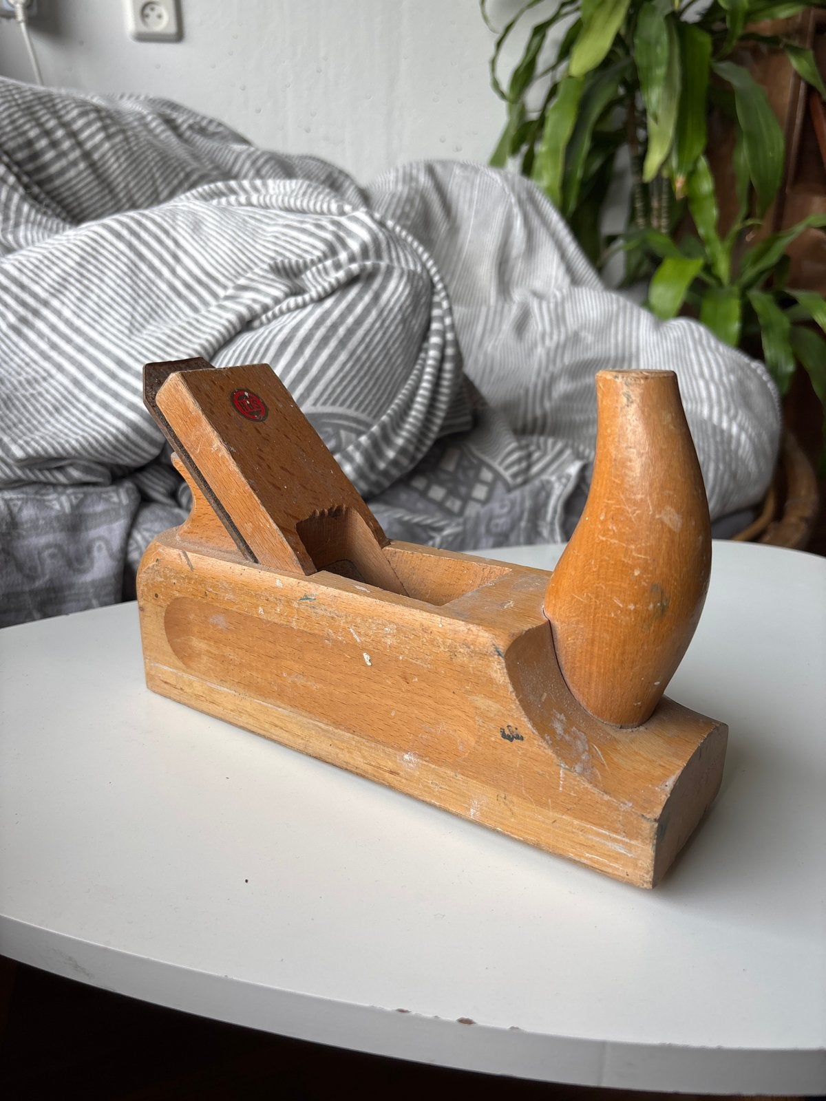 Vintage houten schaaf / houtschaaf, Antiek en Kunst, Antiek | Gereedschap en Instrumenten, Ophalen of Verzenden