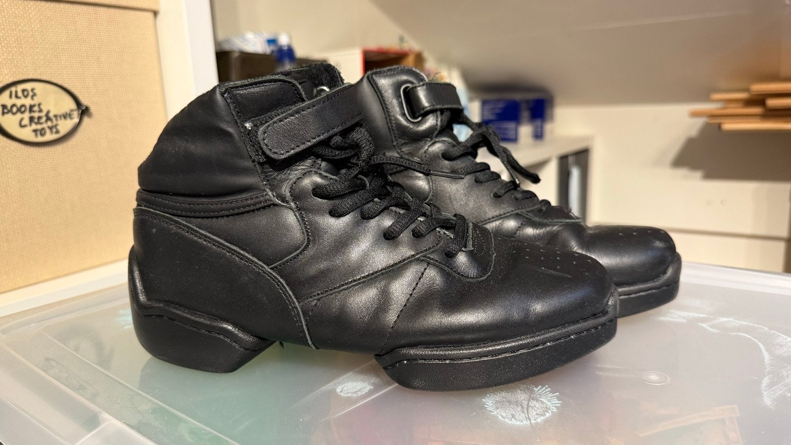 Zwarte Dansschoenen Maat 39 - Zo goed als nieuw, Ophalen of Verzenden, Zo goed als nieuw, Zwart, Dansschoenen