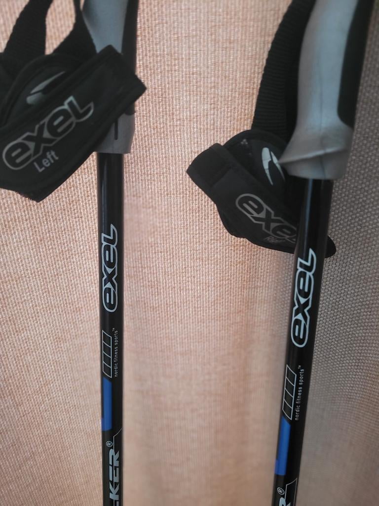 Exel Nordic Walking Stokken 125 cm - Carbon Index C1450, Sport en Fitness, Gebruikt, Overige typen, Overige sporten, Ophalen