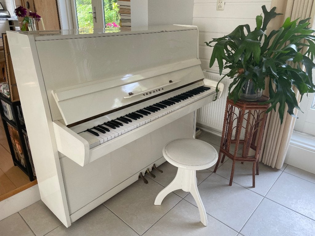 Tchaika piano, Muziek en Instrumenten, Ophalen, Gebruikt, Wit, Piano