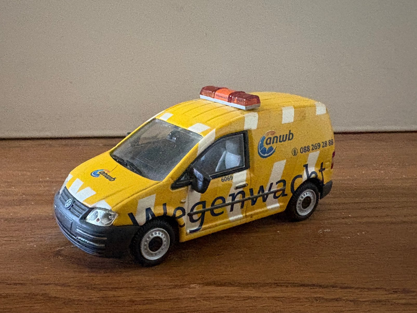 Wsi kleine vw caddy anwb, Ophalen, Zo goed als nieuw, Bus of Vrachtwagen