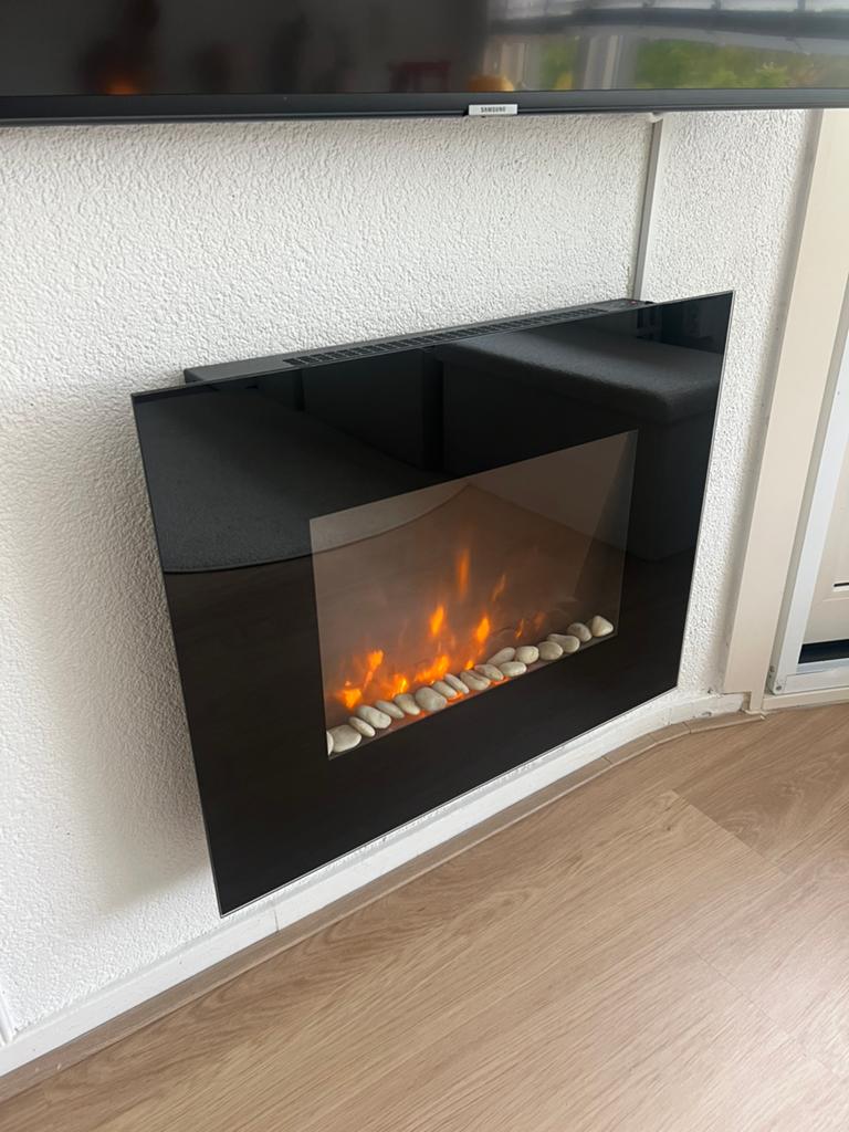 Elektrische openhaard., Ophalen, Vrijstaande haard, Elektrische haard