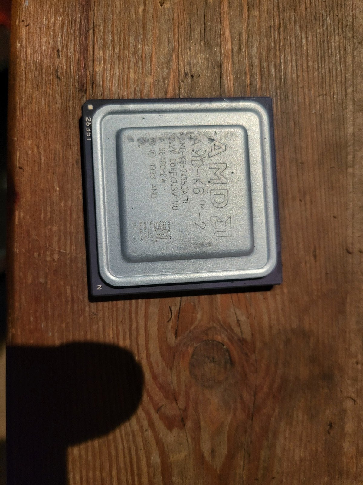 AMD K6-2 350ATX Processor - Vintage CPU, Computers en Software, Processors, Gebruikt, 2-core, Minder dan 2 Ghz, Ophalen of Verzenden