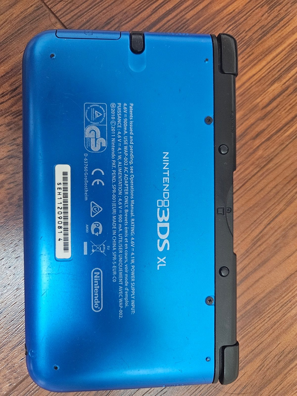Nintendo 3DS XL Blauw met Super Mario 3D Land, Spelcomputers en Games, Blauw, 3DS XL, Ophalen of Verzenden, Gebruikt