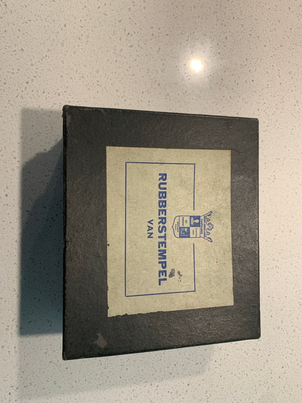 Vintage School Rubberstempel Frankrijk jaren '40/'50, Ophalen of Verzenden, Gebruikt