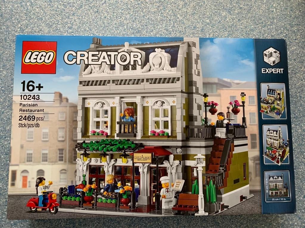Lego Creator Parisian Restaurant 10243, Kinderen en Baby's, Speelgoed | Duplo en Lego, Lego, Nieuw, Ophalen of Verzenden, Ideas