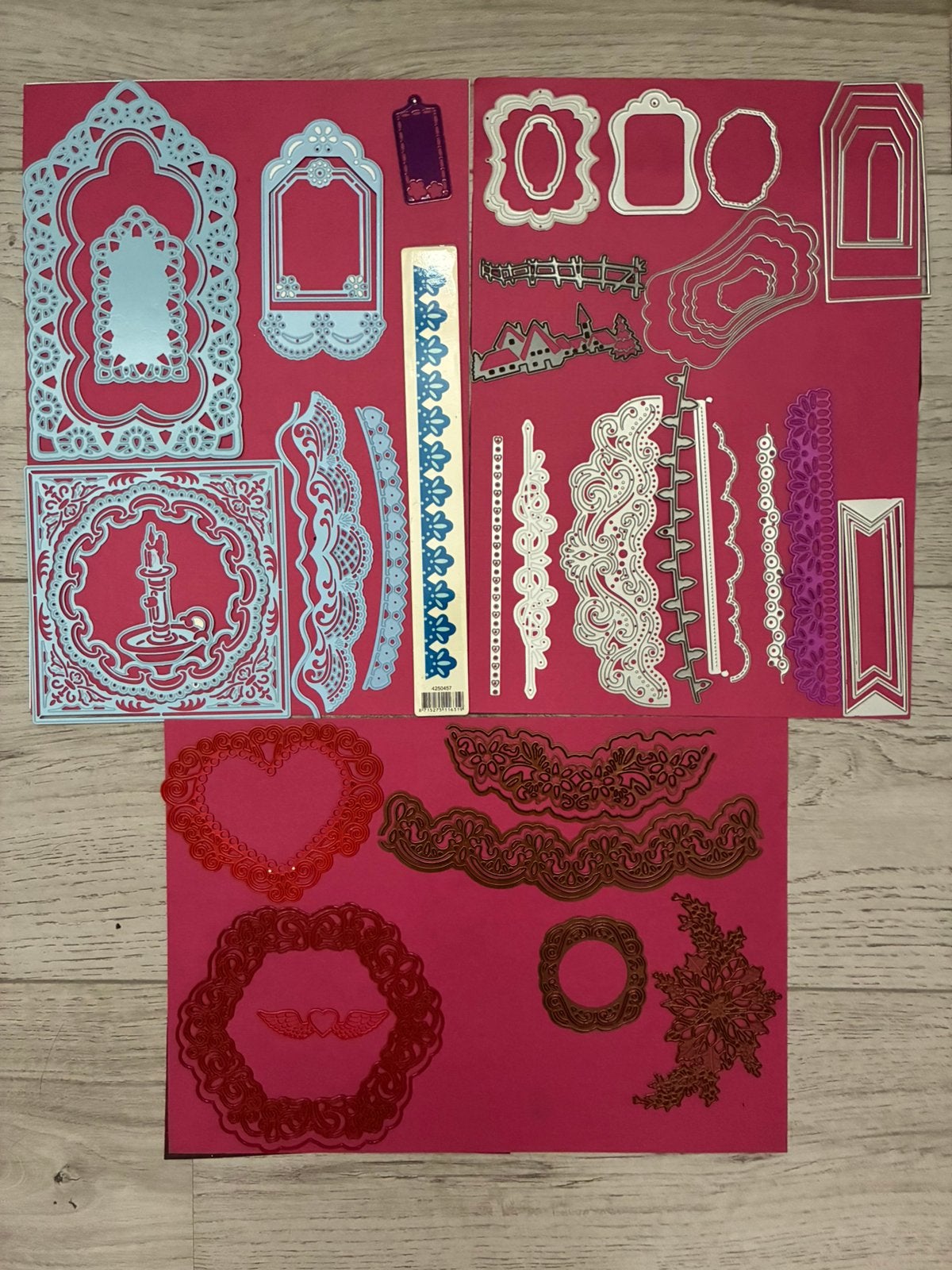 Snijmallen scrapbooking kaarten maken, Hobby en Vrije tijd, Scrapbooking, Ophalen of Verzenden, Zo goed als nieuw, Frame of Mal