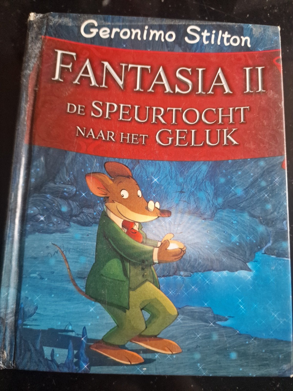 Geronimo Stilton: Fantasia II - De Speurtocht naar het Geluk, Ophalen of Verzenden, Zo goed als nieuw, Geronimo Stilton, Fictie