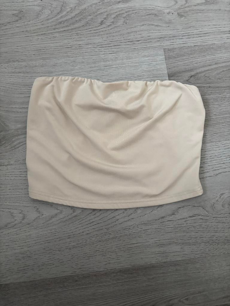 By Swan crop top nauwelijks gedragen maat S beige, Beige, Ophalen of Verzenden, Gedragen, Maat 36 (S)