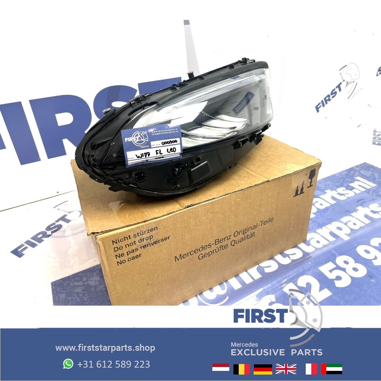 A1779065204 W177 FACELIFT A35 A45 AMG HALF LED KOPLAMP RECHT, Auto-onderdelen, Gebruikt, -, Ophalen of Verzenden, -