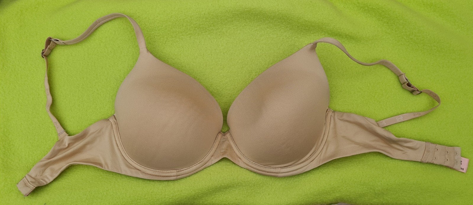 NIEUW Hunkemöller nude BH Voorgevormd 70D, Ophalen, Beige, BH