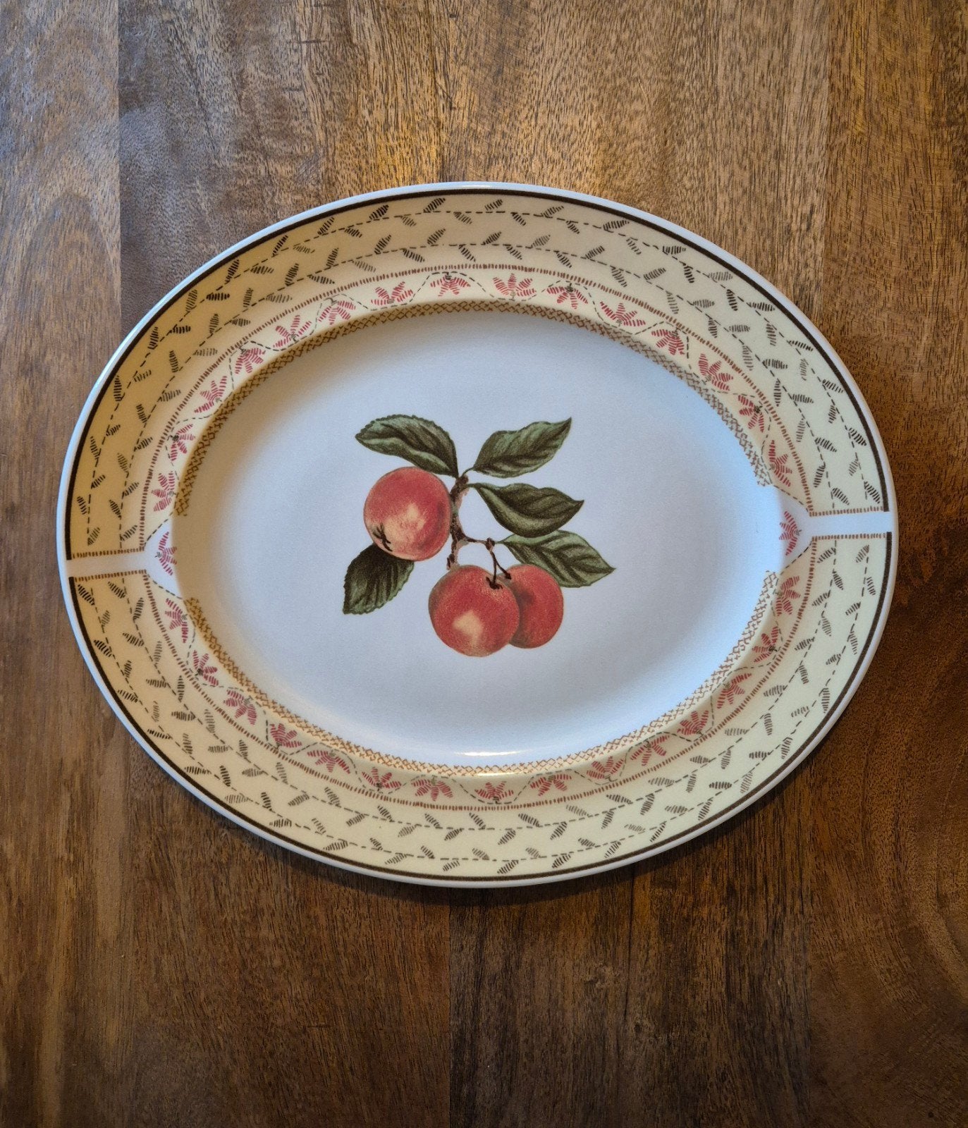 Johnson Brothers Fruit Sampler ovale serveerschaal, - bord, Ophalen of Verzenden, Wedgwood, Porselein, Schaal of Schalen