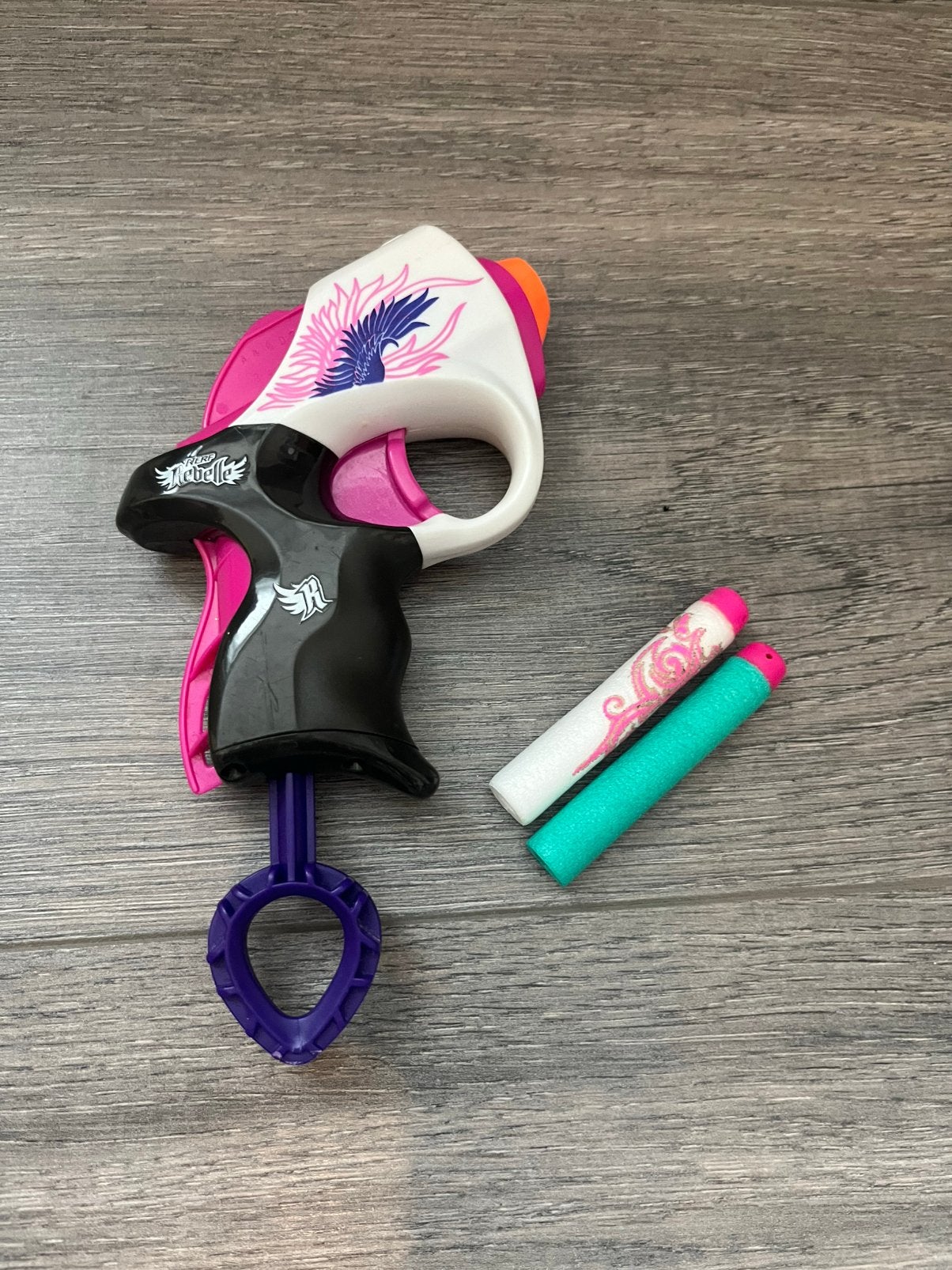 nerf rebel pistool met pijltjes, Kinderen en Baby's, Speelgoed | Buiten | Actiespeelgoed, Ophalen of Verzenden, Zo goed als nieuw