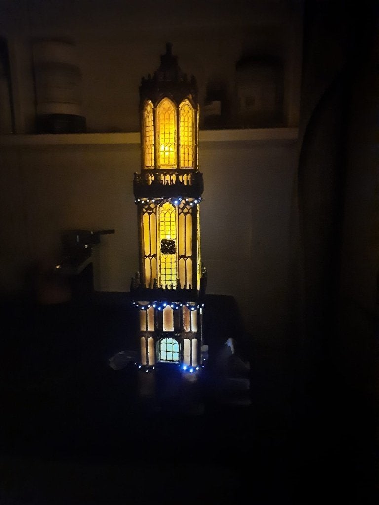 Typisch Hollands Domtoren Utrecht 1e gedetailleerde Versie, Ophalen of Verzenden, Zo goed als nieuw