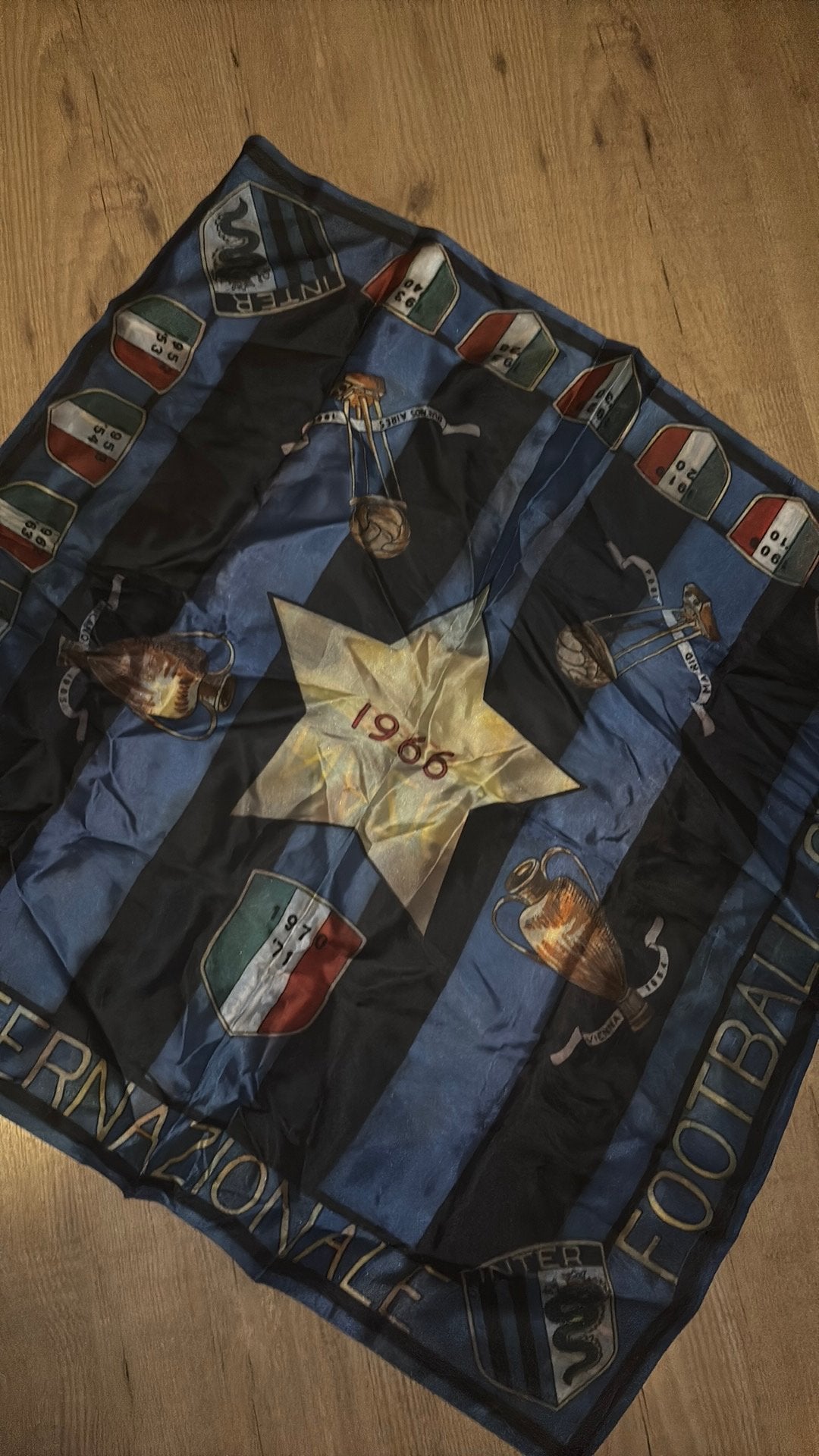 Zeer oud tafelkleedje inter, Ophalen of Verzenden, Zo goed als nieuw, Buitenlandse clubs