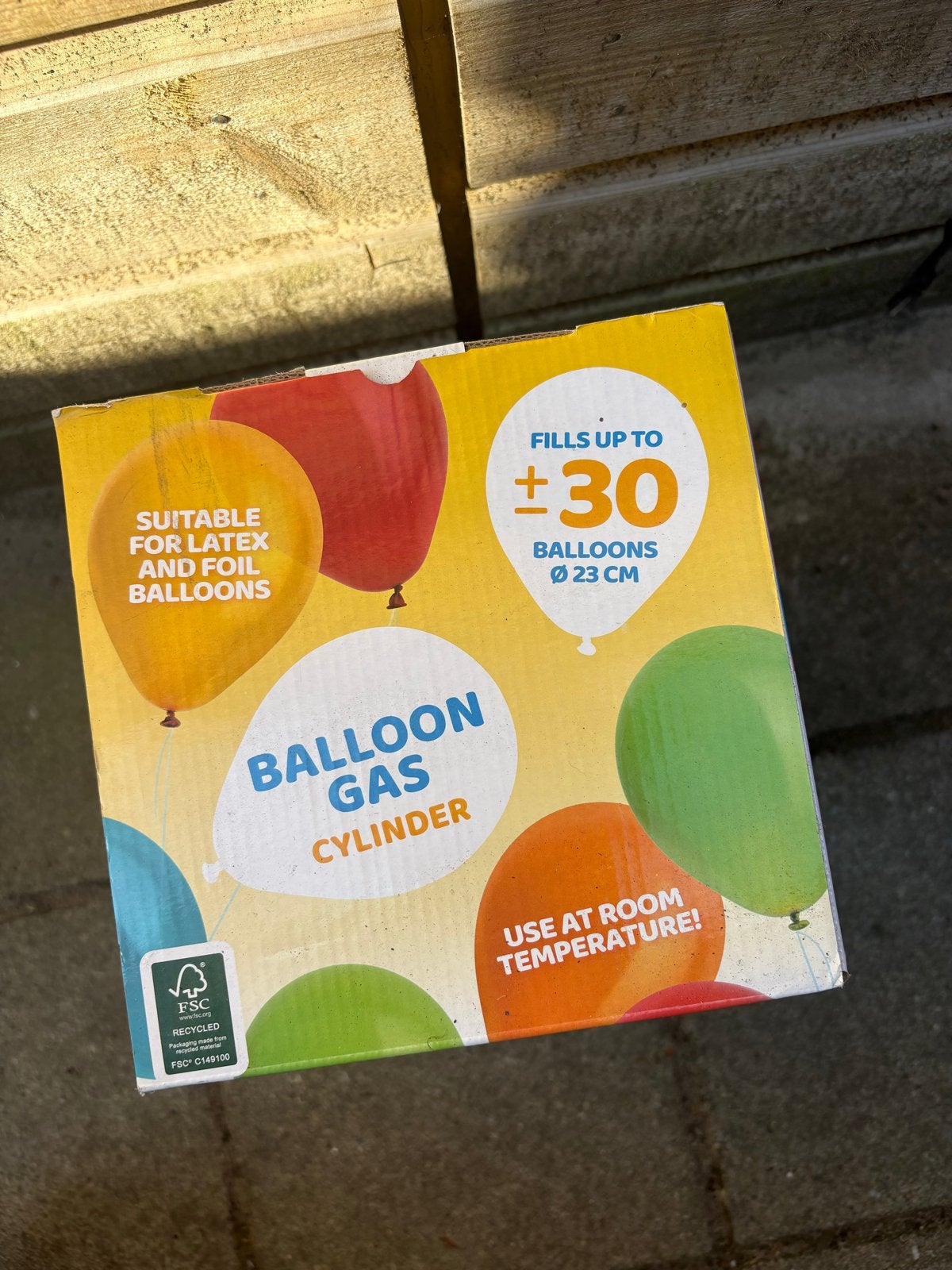 Ballongas heliumfles – ongeveer halfvol, Ophalen, Nieuw, Feestartikel, Verjaardag