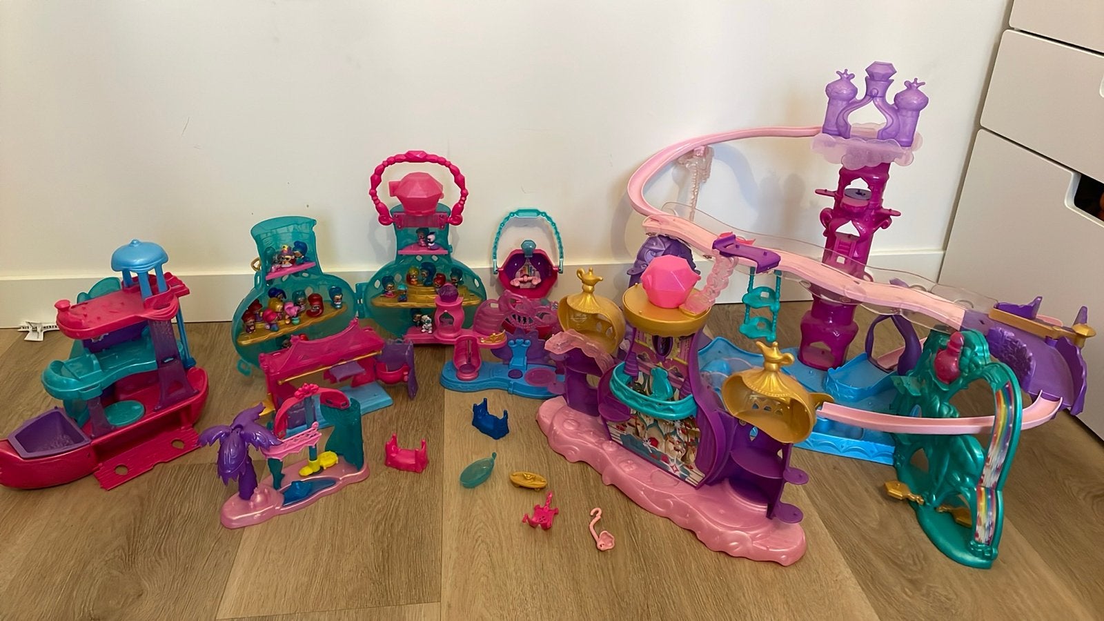 Shimmer en Shine speelset, Ophalen, Zo goed als nieuw