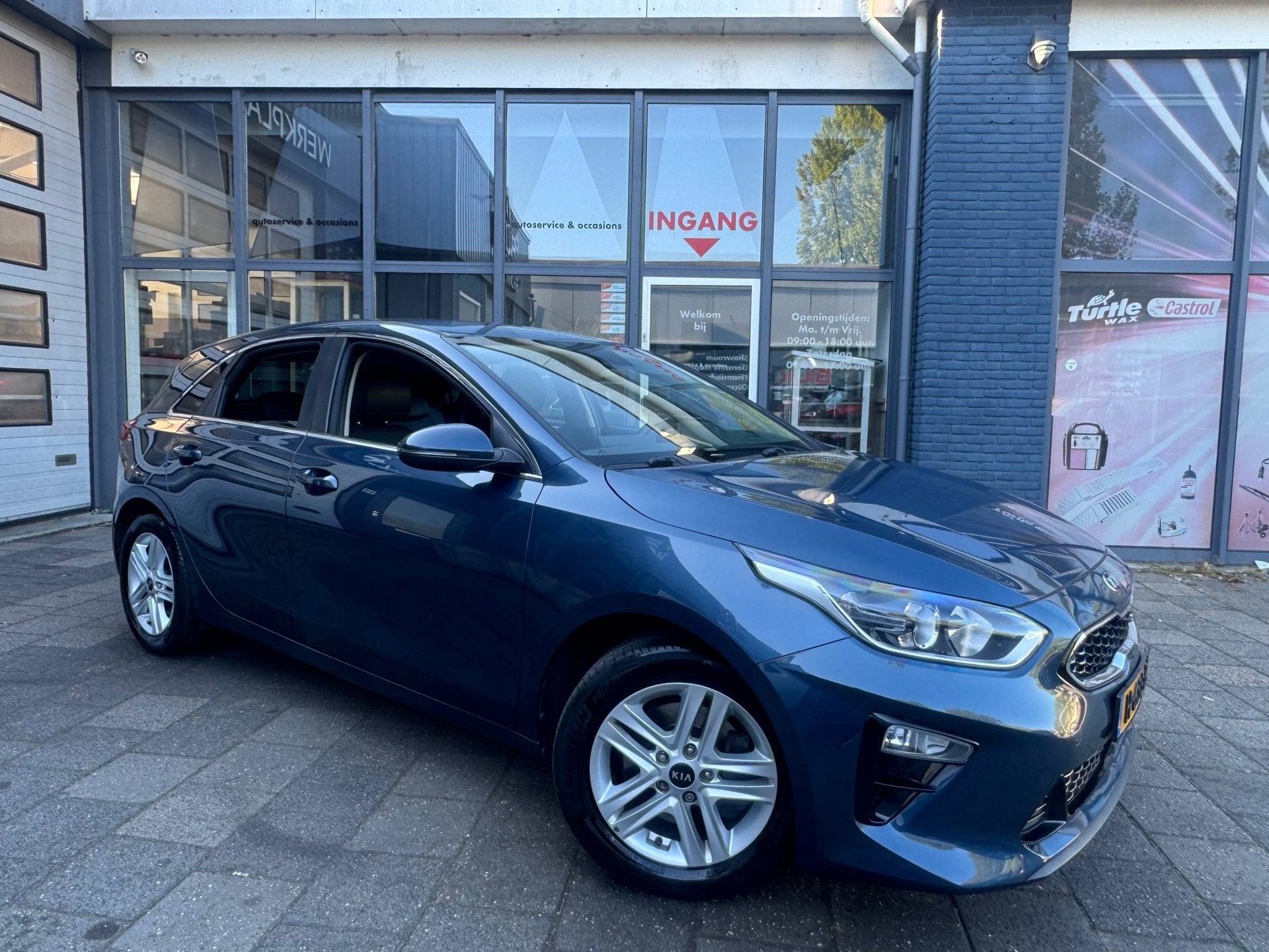 Kia Ceed 1.0 T-GDi DynamicPlusLine | Clima | Navi | Camera |, Auto's, Voorwielaandrijving, Gebruikt, Euro 6, Blauw