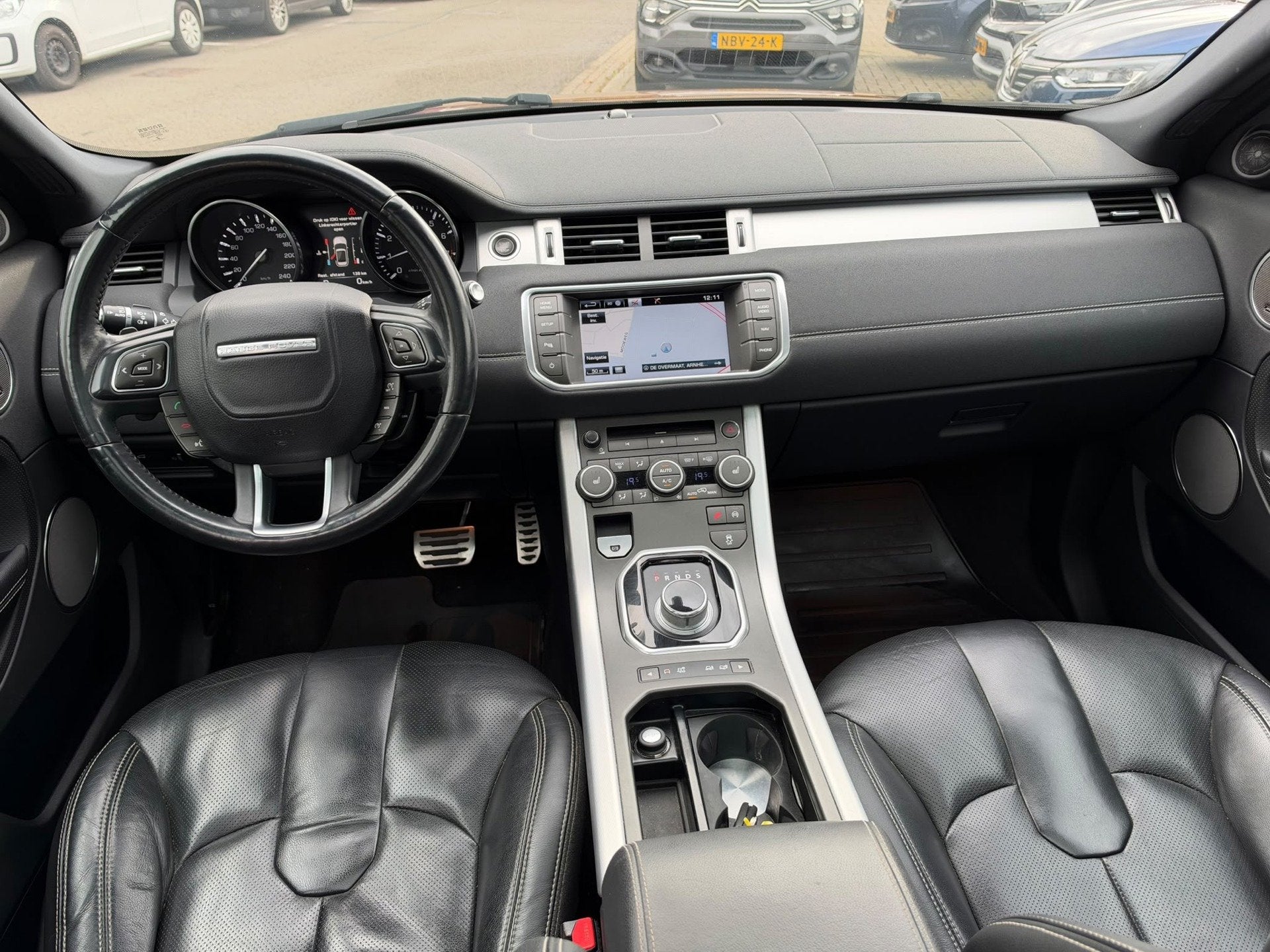 Land Rover Range Rover Evoque 2.0 Si 4WD Prestige Automaat,, Zwart, 4 cilinders, Bruin, Leder