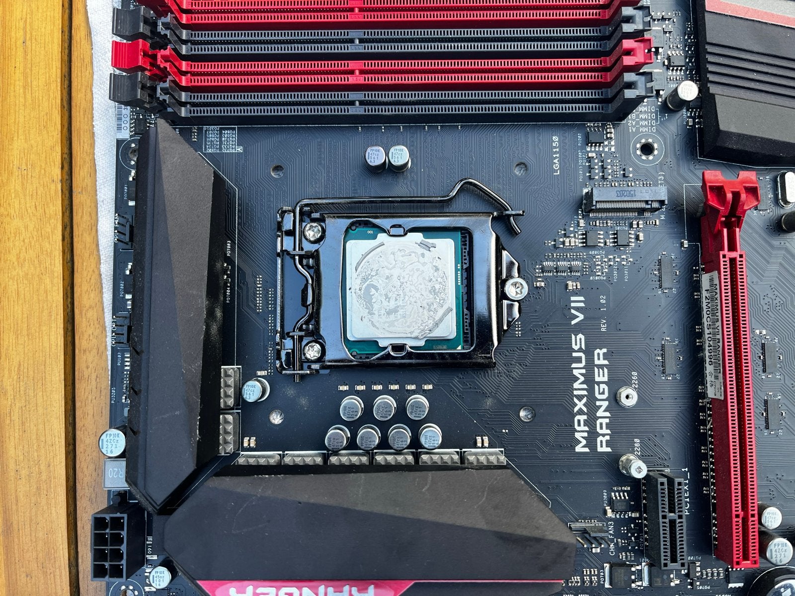 ASUS Maximus VII Ranger Moederbord met Intel Core i5-4690K, Ophalen of Verzenden, Gebruikt, Intel, DDR3