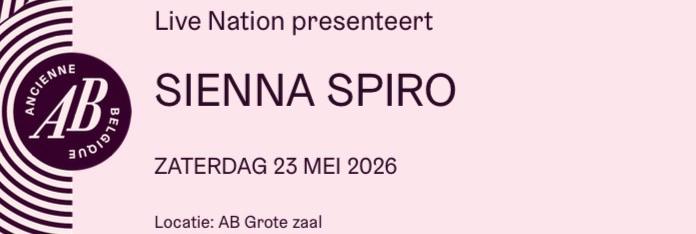 Sienna Spiro: The Visitor Tour, Brussel, Ophalen