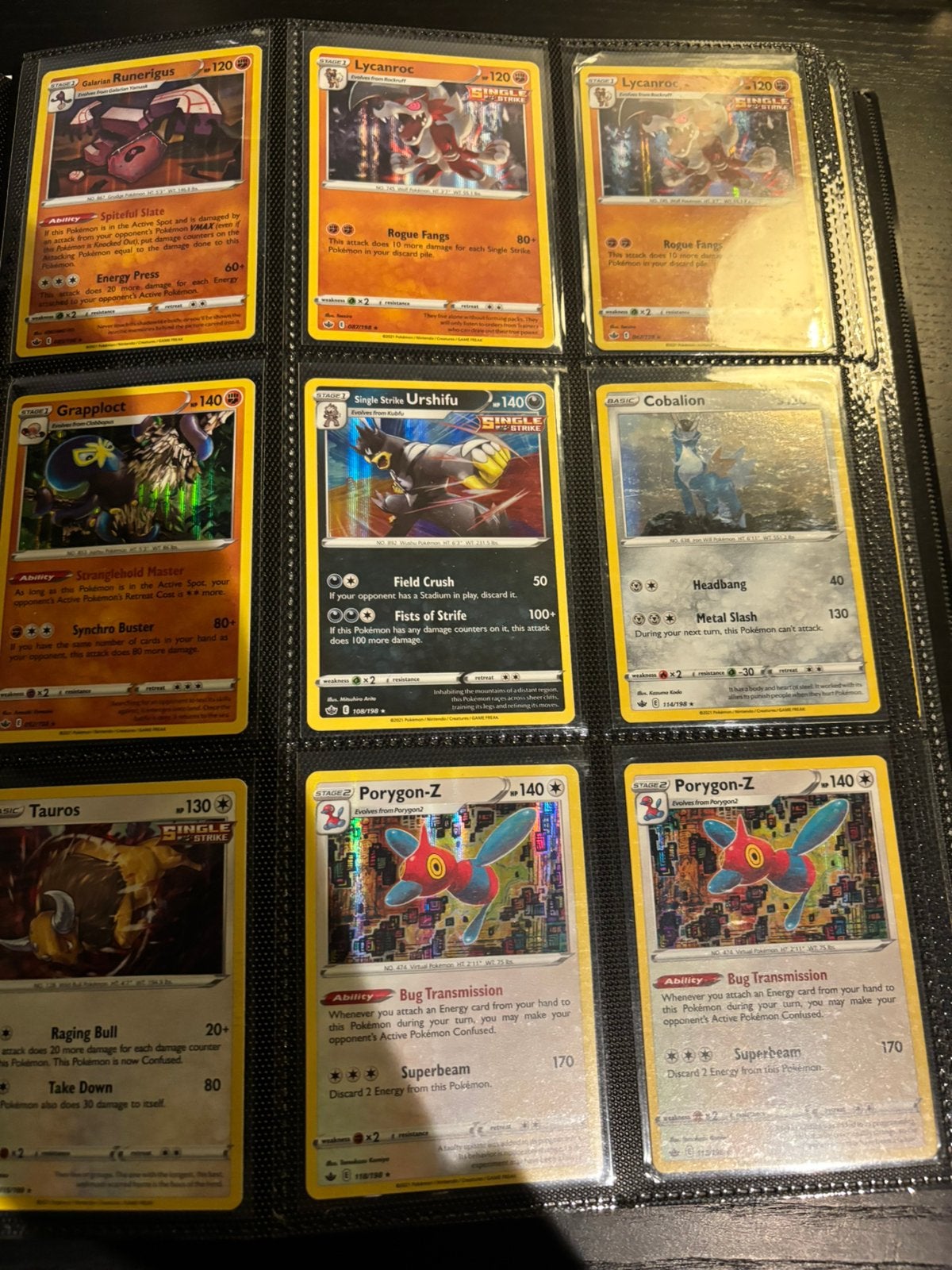 Pokémon Kaarten Holo’s Chilling Reign / 198, Ophalen of Verzenden, Zo goed als nieuw