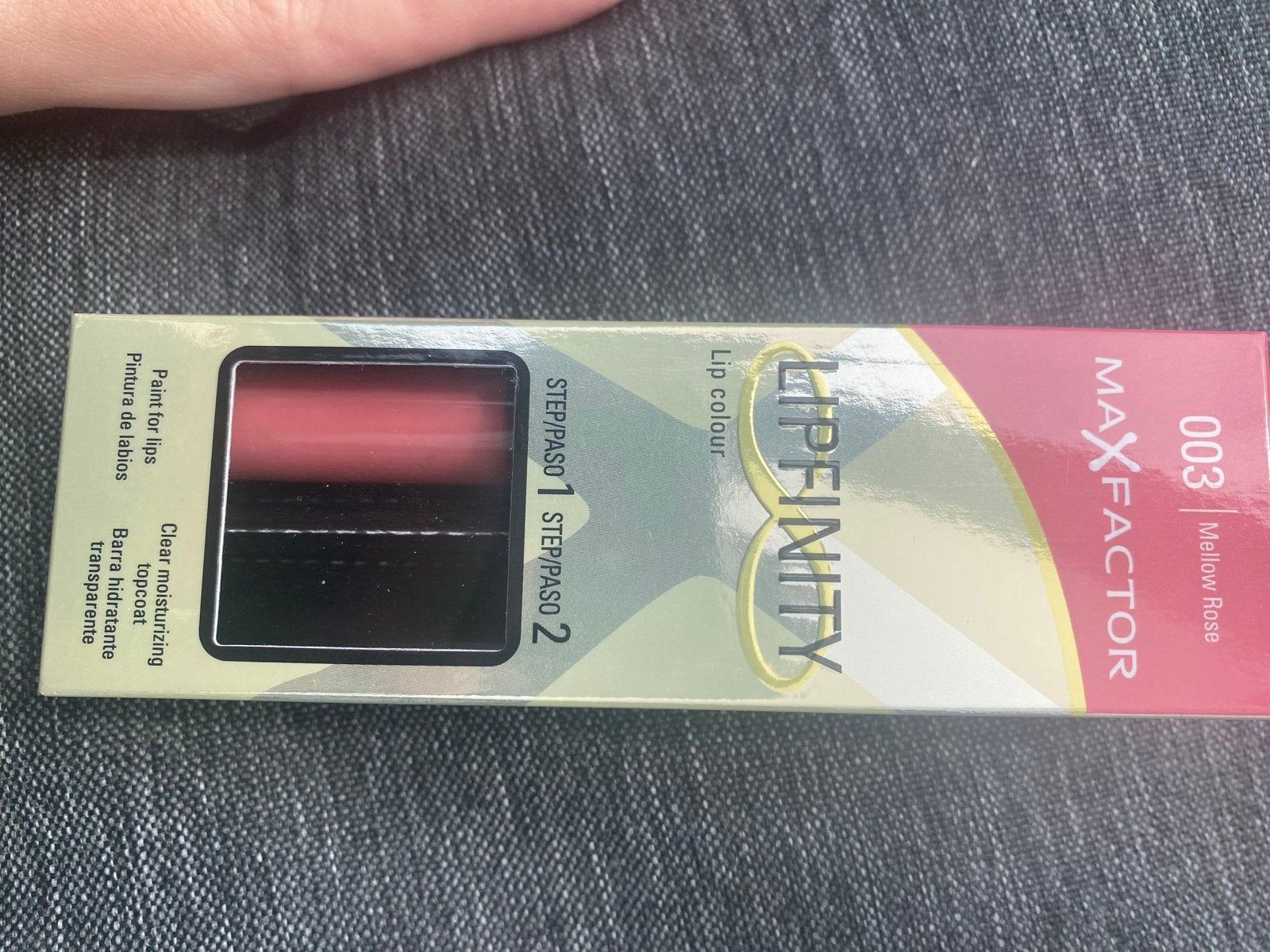 Max Factor Lipfinity nr003 Mellow Rose (zonder topcoat), Lippen, Verzenden, Nieuw, Make-up