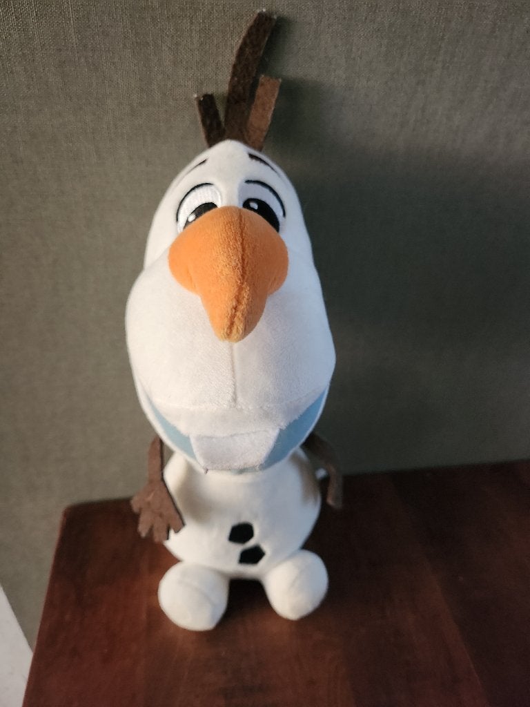 Olaf knuffel uit Frozen, Disney, Overige typen, Ophalen of Verzenden, Zo goed als nieuw