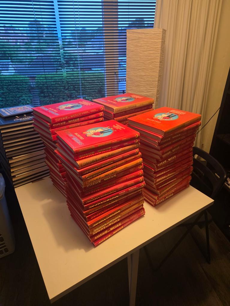 Stripboekencollectie: Suske en Wiske, Asterix, Lucky Luke, Boeken, Stripboeken, Meerdere stripboeken, Ophalen, Gelezen, Willy Vandersteen, René Goscinny, Albert Uderzo, Morris