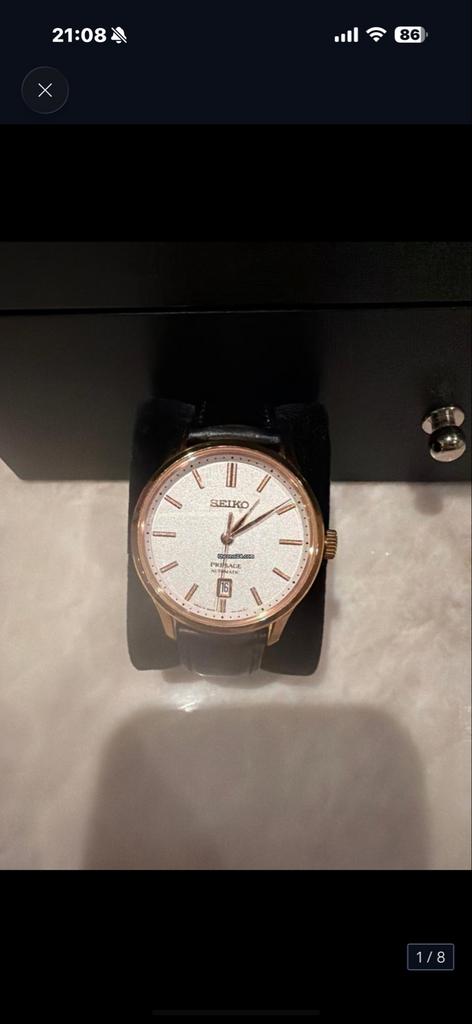 Seiko Presage Zen Garden SRPD42J1, Polshorloge, Ophalen of Verzenden, Overige materialen, Seiko