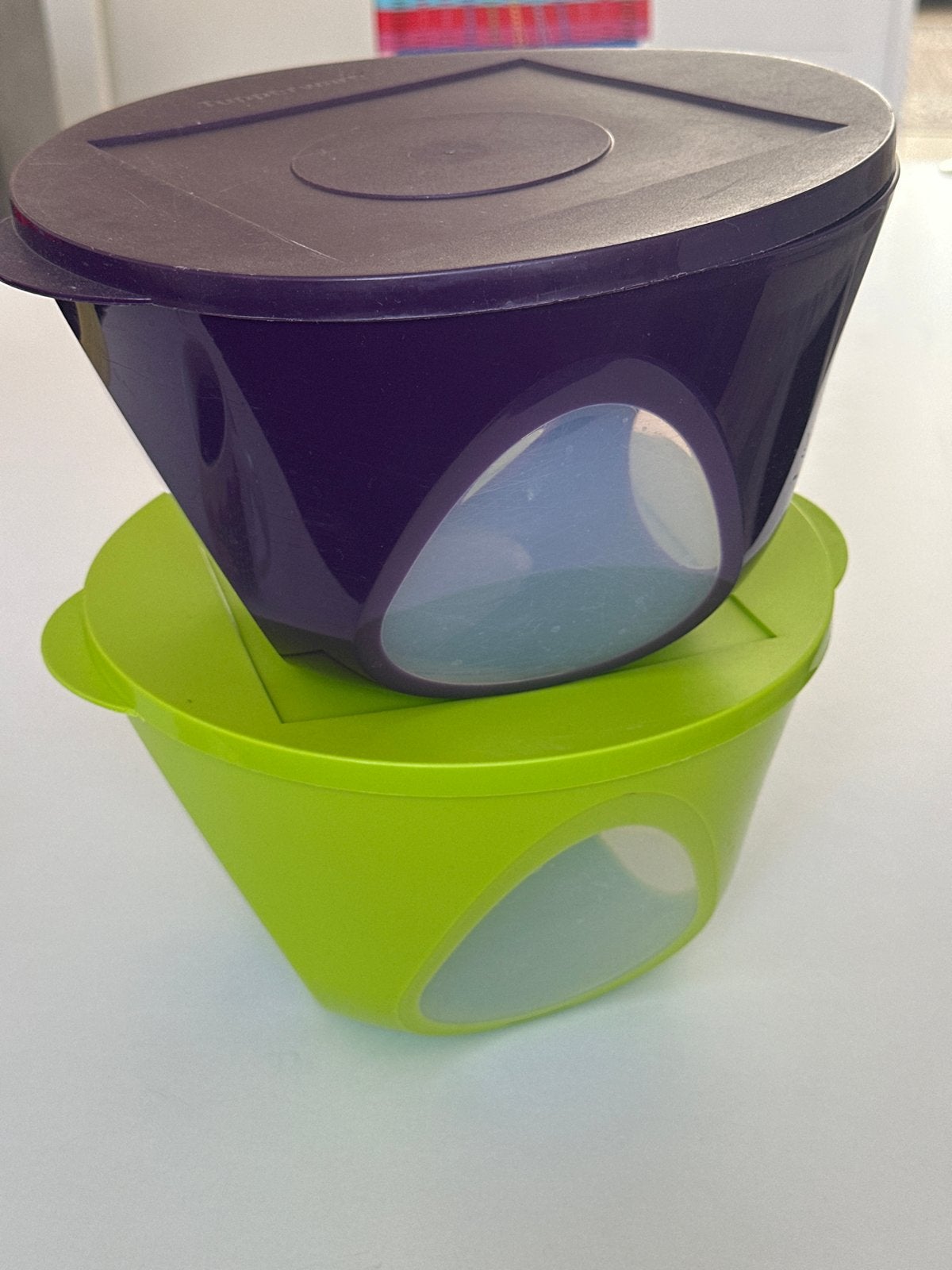 Tupperware Atlantis kommen 4,3 liter gebruikt, Huis en Inrichting, Keuken | Tupperware, Gebruikt, Bak of Kom, Overige kleuren