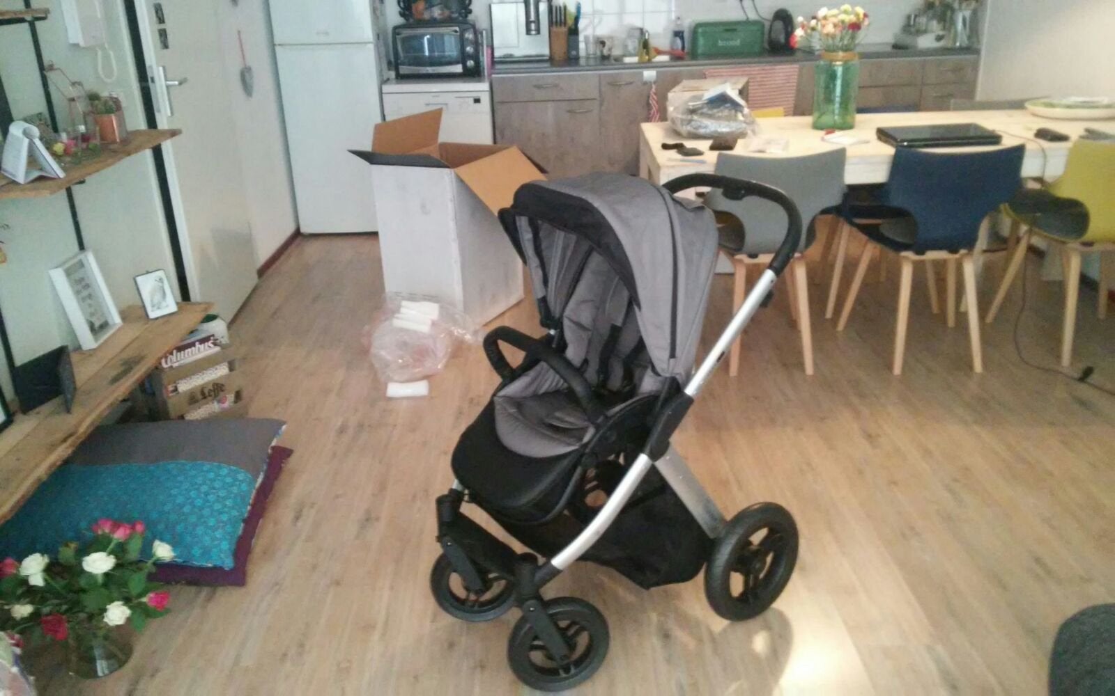 3 in 1 Mutsy Transit kinderwagen, Ophalen, Gebruikt, Combiwagen, Met reiswieg