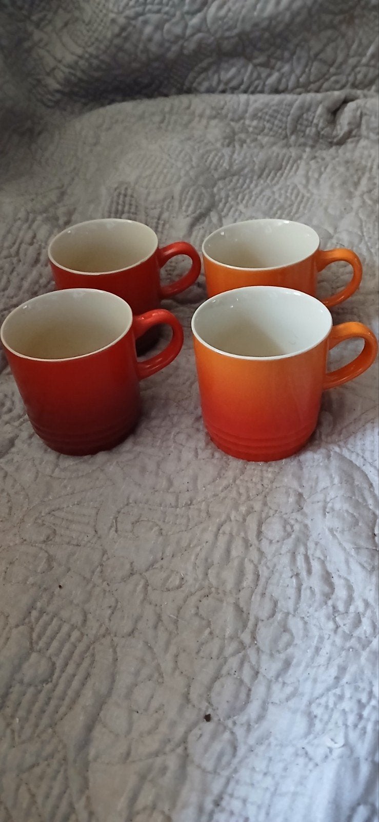 Le creuset mok, 200 ml, 2 x kersenrood, Overige merken, Nieuw, Ophalen of Verzenden, Overige stijlen