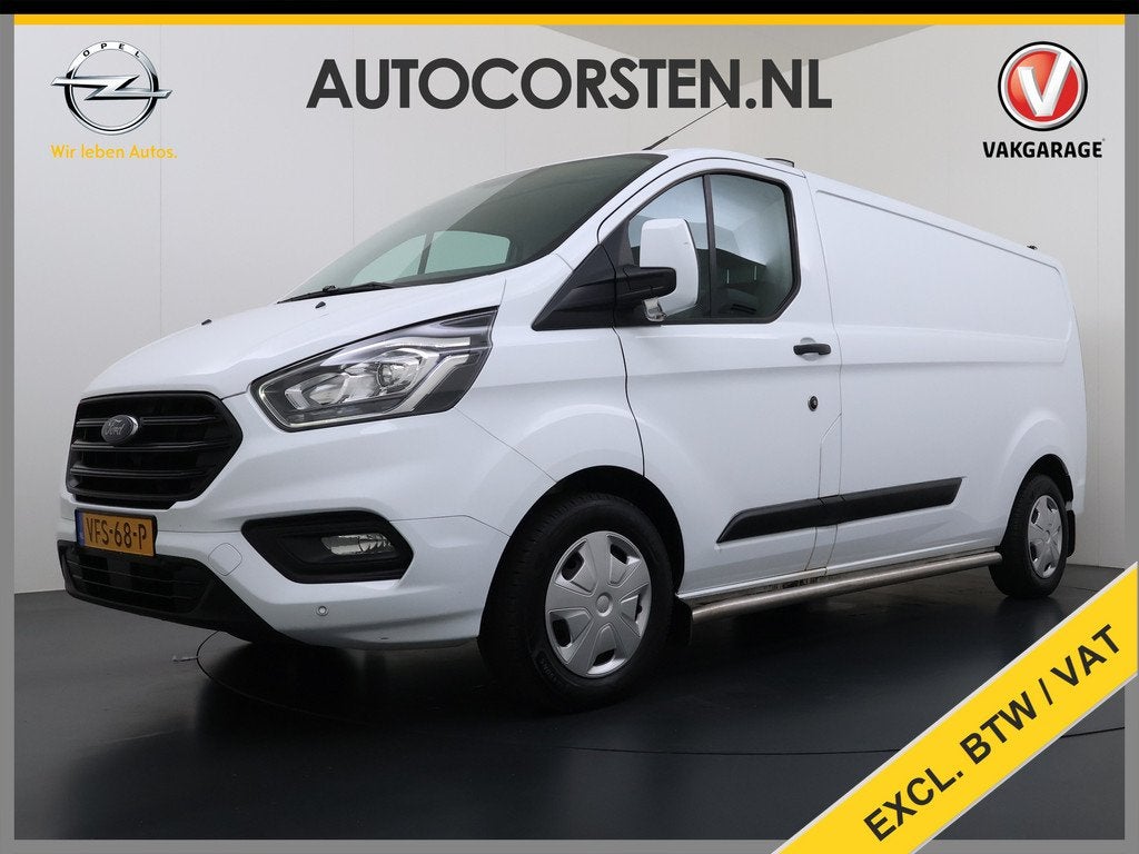 Ford Transit Custom 320 2.0TDCI 130PK L2H1 Camera Trekhaak S, Voorwielaandrijving, Gebruikt, 4 cilinders, Wit