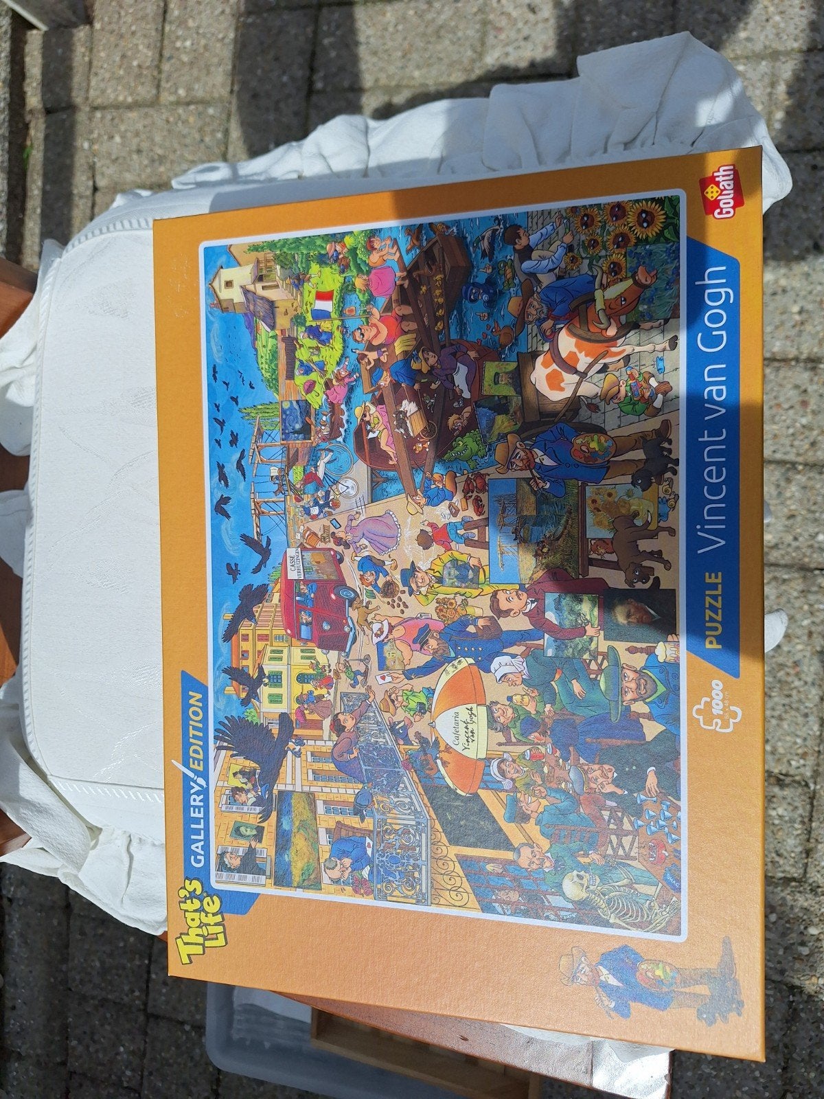 Vincent van Gogh puzzel 1000 stuks, Ophalen of Verzenden, 500 t/m 1500 stukjes, Zo goed als nieuw, Legpuzzel