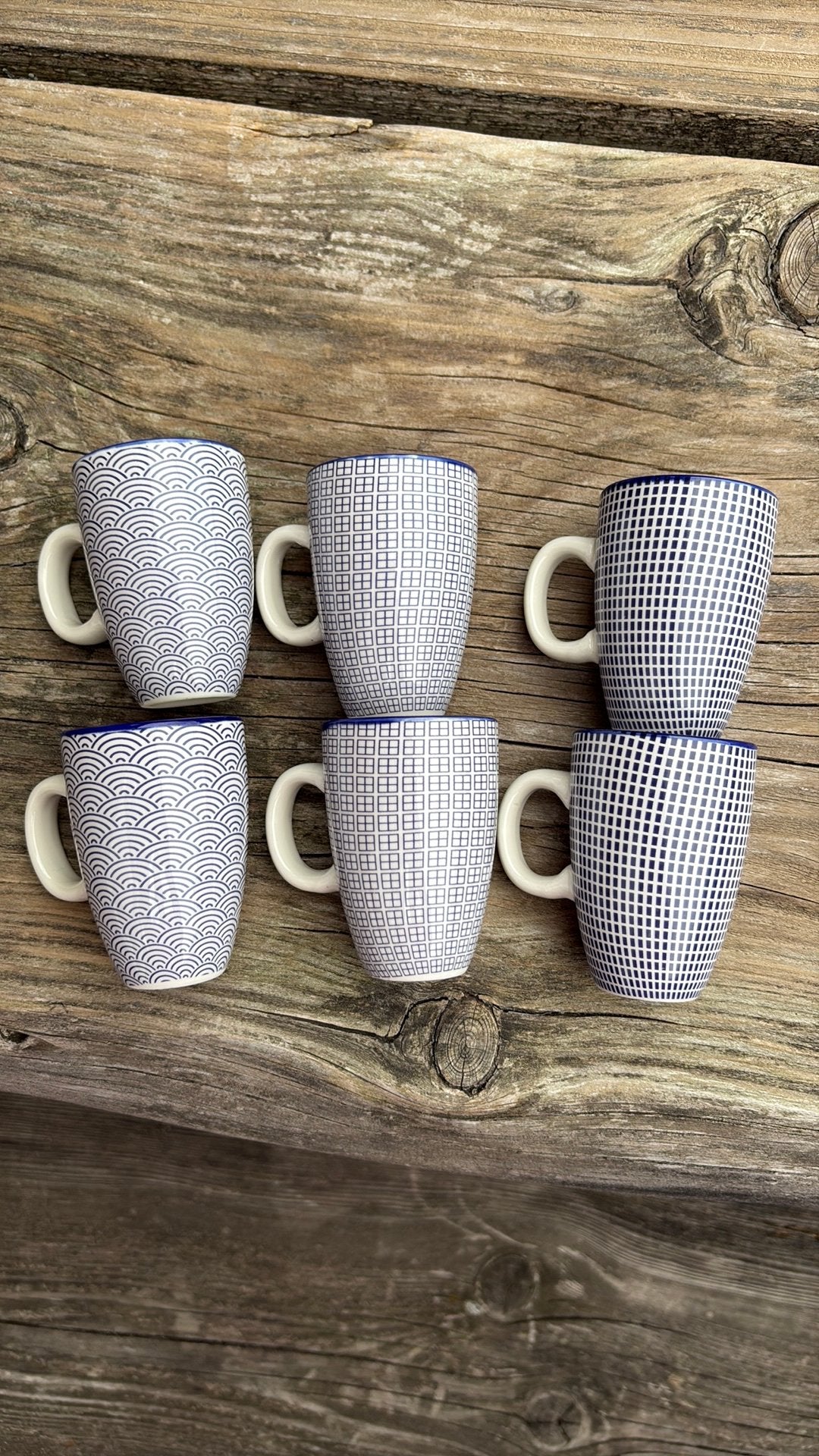 6 kleine blauwe bekers van het merk Björn, Ophalen, Overige merken, Mok, Zo goed als nieuw