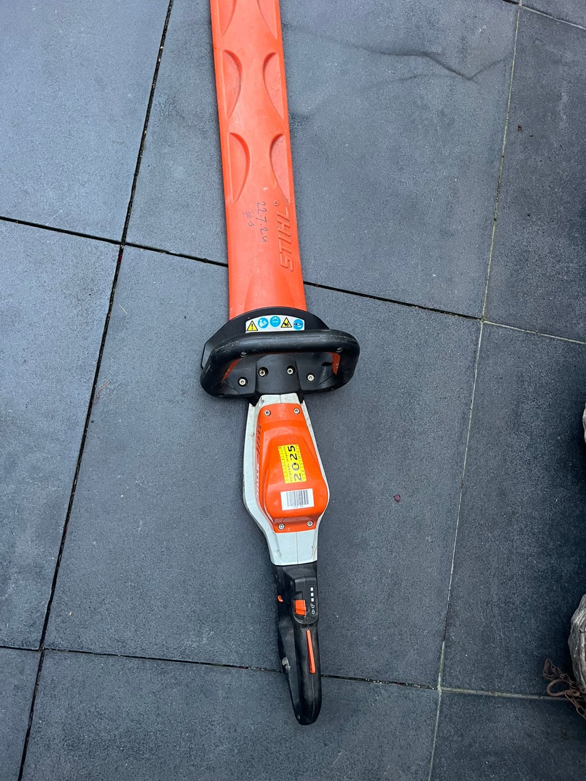 Stihl HSA 94R heggenschaar, Ophalen of Verzenden, Gebruikt, Accu