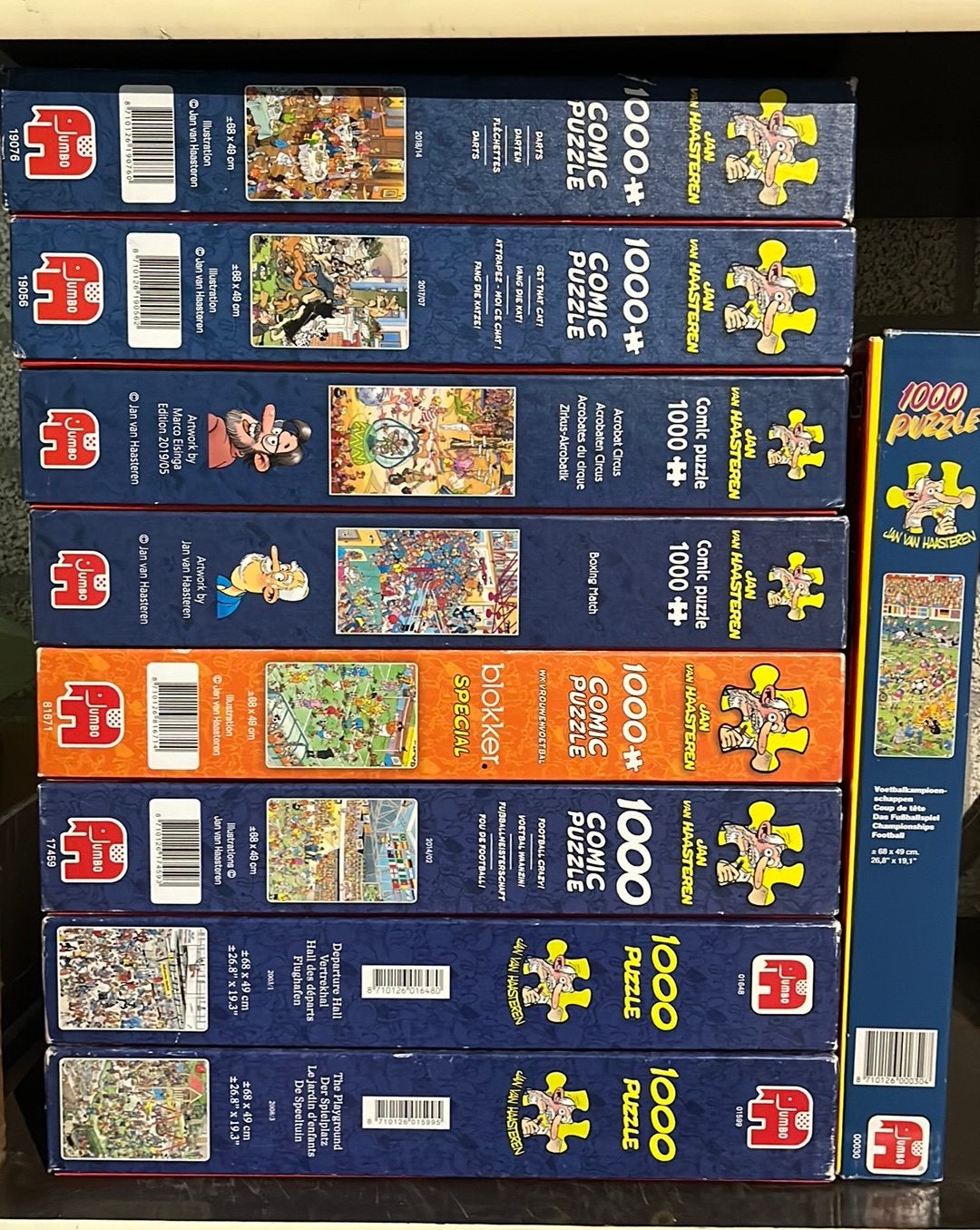 Jan van Haasteren puzzels, Verzenden, Meer dan 50 stukjes, Gebruikt, 6 jaar of ouder