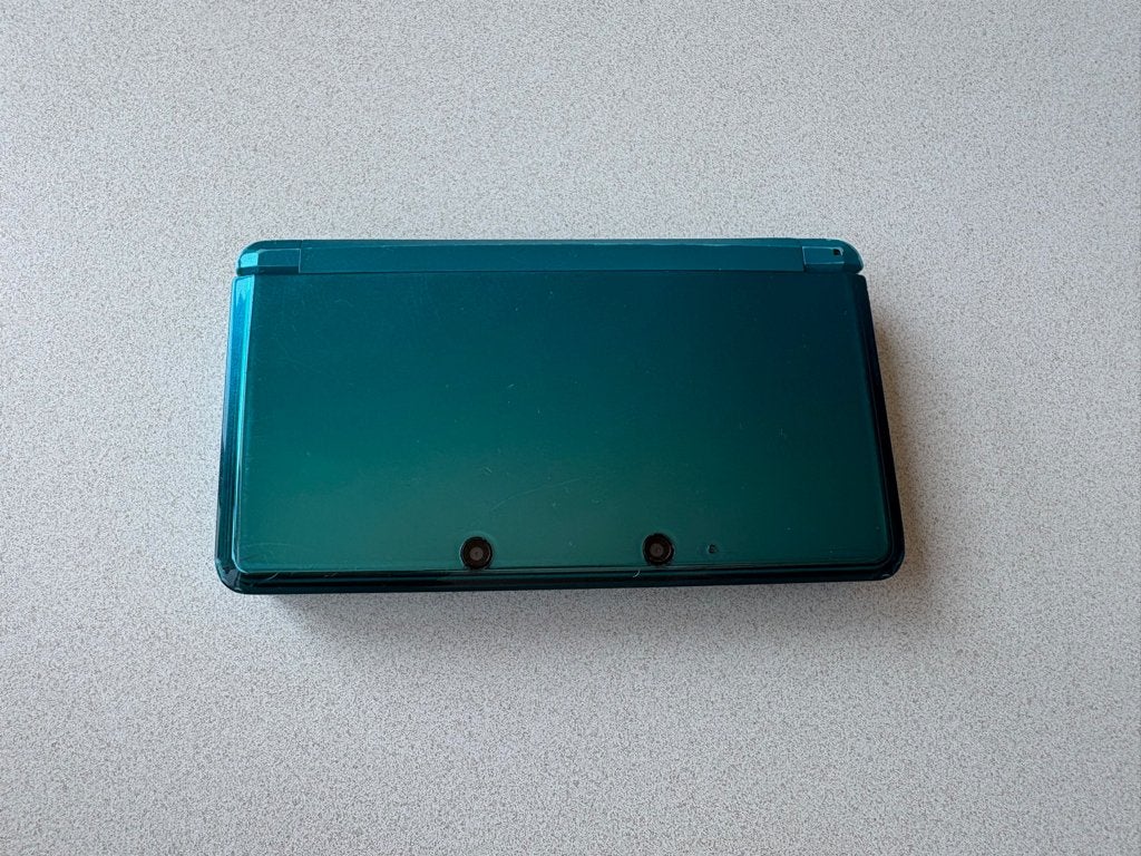 Nintendo 3DS (Aqua Blue), Spelcomputers en Games, Spelcomputers | Nintendo 2DS en 3DS, Ophalen of Verzenden, Gebruikt, Blauw, 3DS