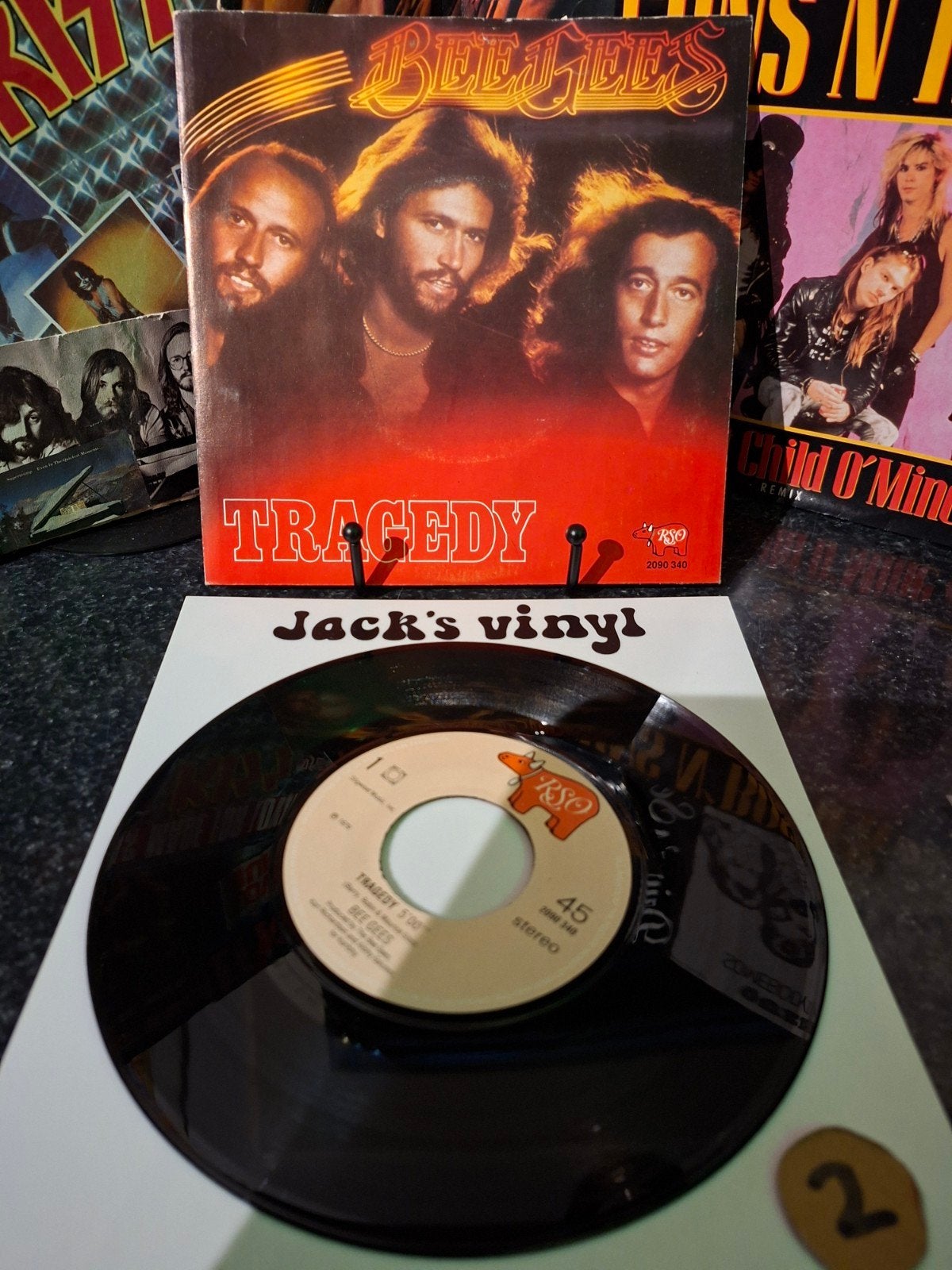 Bee Gees - Tragedy (7 inch vinyl single) 1979/2, Pop, 7 inch, Ophalen of Verzenden, Zo goed als nieuw